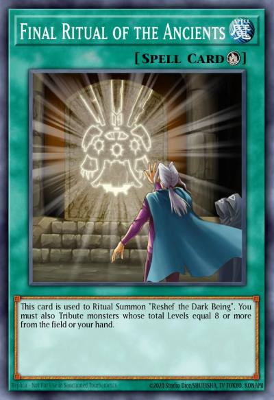 Final Ritual of the Ancients Common DR3-EN224 Dark Revelation Volume 3 Yugioh card