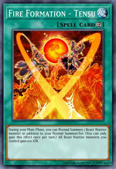 Fire Formation - Tensu Super Rare AP04-EN012 Astral Pack Four Yugioh card