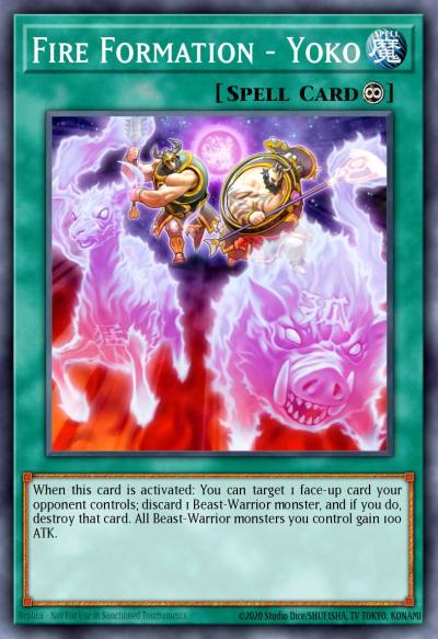 Fire Formation - Yoko Super Rare MP14-EN104 2014 Mega-Tin Mega Pack Yugioh card