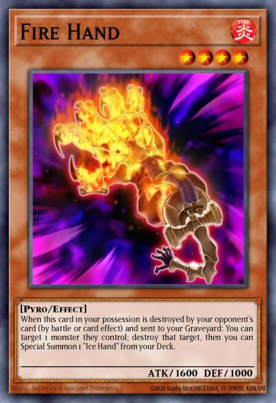 Fire Hand Secret Rare DRLG-EN046 Dragons of Legend Yugioh card