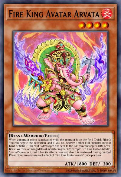 Fire King Avatar Arvata Rare CIBR-EN029 Circuit Break Yugioh card