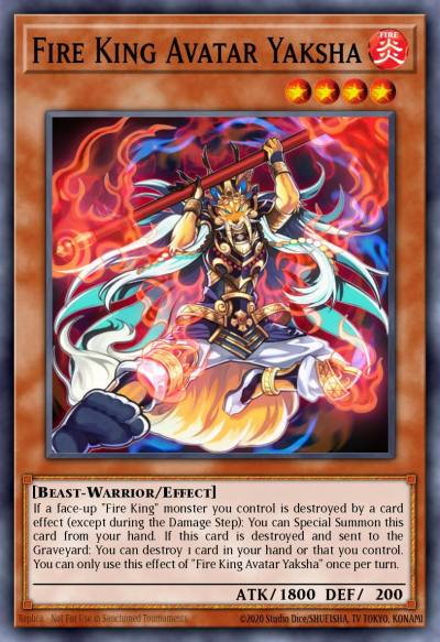 Fire King Avatar Yaksha Super Rare MP14-EN121 2014 Mega-Tin Mega Pack Yugioh card