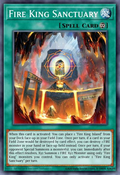 Fire King Sanctuary Ultra Rare SR14-EN024 Structure Deck Fire Kings Yugioh card