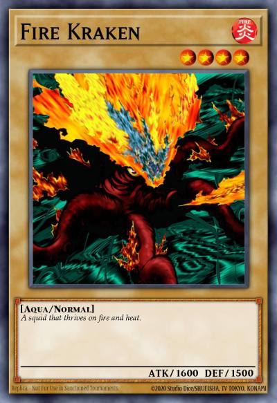 Fire Kraken Common MRL-014 Magic Ruler Yugioh card