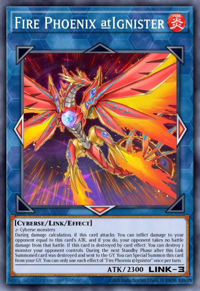 Fire Phoenix @Ignister Rare IGAS-EN046 Ignition Assault Yugioh card