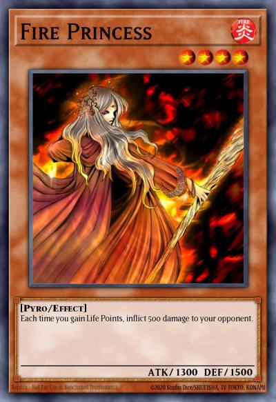 Fire Princess Common DB1-EN234 Dark Beginning 1 Yugioh card