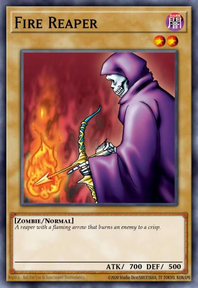 Fire Reaper Common SBSC-EN012 Speed Duel Scars of Battle Yugioh card