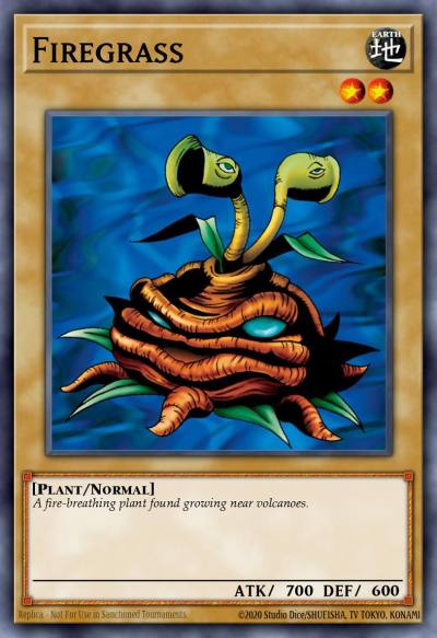 Firegrass Common LOB-018 Legend of Blue Eyes White Dragon Yugioh card