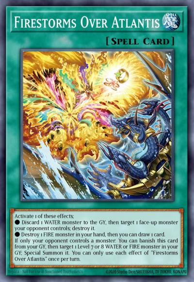 Firestorms Over Atlantis Ultra Rare MP25-EN255 2025 Mega-Pack Tin Yugioh card