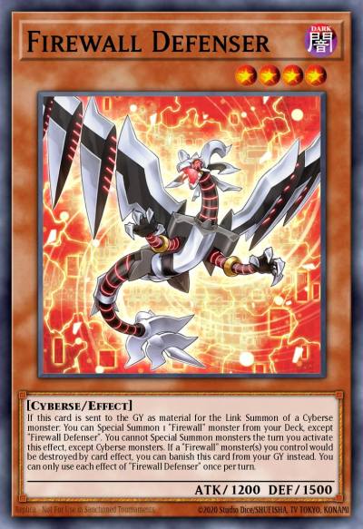 Firewall Defenser Ultra Rare CYAC-EN001 Cyberstorm Access Yugioh card