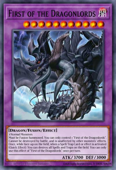 First of the Dragonlords Super Rare DUAD-EN036 Duelists Advance Yugioh card