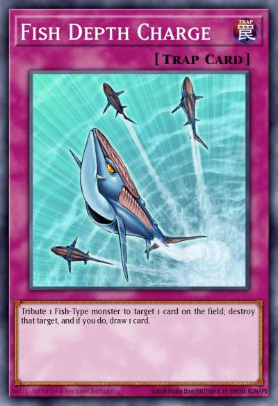 Fish Depth Charge Rare DL14-EN018 Duelist League 14 participation cards Yugioh card