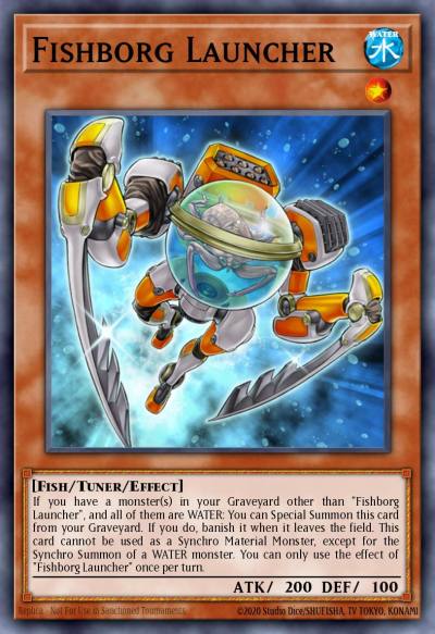 Fishborg Launcher Common ABYR-EN096 Abyss Rising Yugioh card