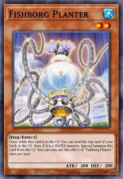 Fishborg Planter Common ABYR-EN030 Abyss Rising Yugioh card