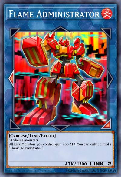 Flame Administrator Common MP18-EN197 2018 Mega-Tin Mega Pack Yugioh card