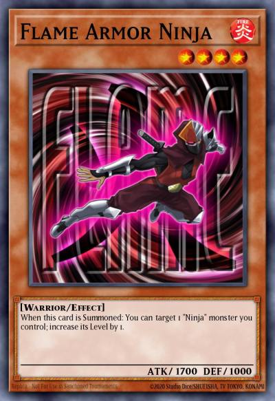 Flame Armor Ninja Common ORCS-EN013 Order of Chaos Yugioh card