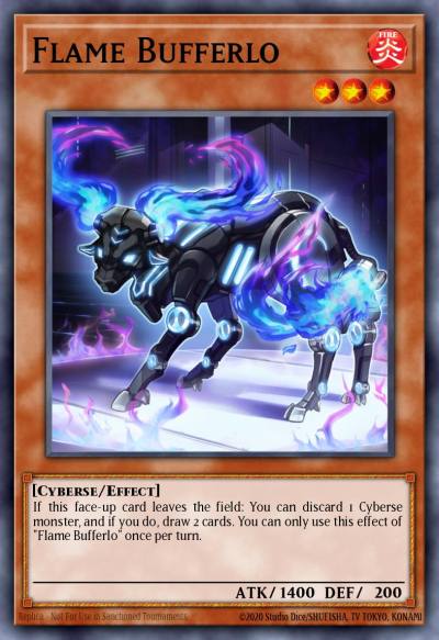 Flame Bufferlo Rare MAGO-EN127 Maximum Gold Yugioh card