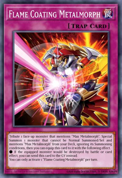 Flame Coating Metalmorph Common SUDA-EN075 Supreme Darkness Yugioh card