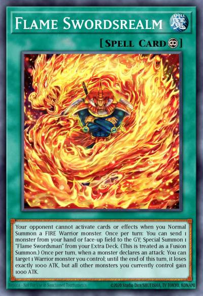 Flame Swordsrealm Super Rare MZMI-EN006 Maze of Millennia Yugioh card