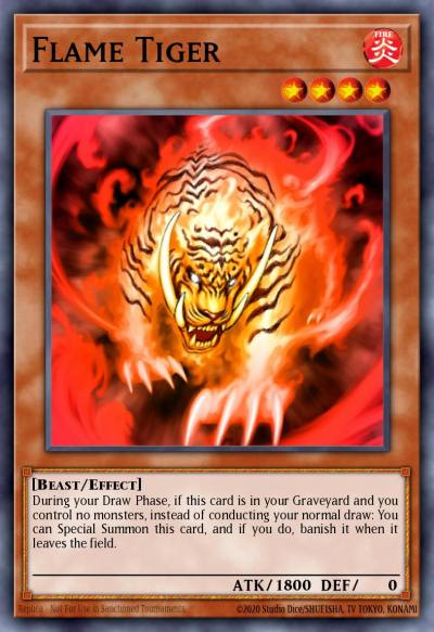 Flame Tiger Common BP02-EN113 Battle Pack 2 War of the Giants Yugioh card