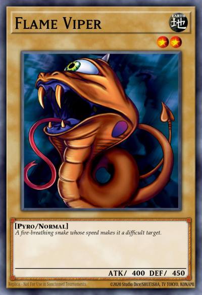 Flame Viper Common MDP2-EN016 McDonalds Promotional Cards 2 Yugioh card
