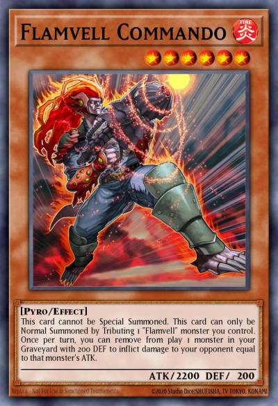 Flamvell Commando Ultimate Rare ANPR-EN086 Ancient Prophecy Yugioh card