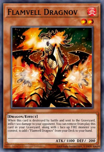 Flamvell Dragnov Duel Terminal Normal Parallel Rare DT01-EN016 Duel Terminal 1 Yugioh card