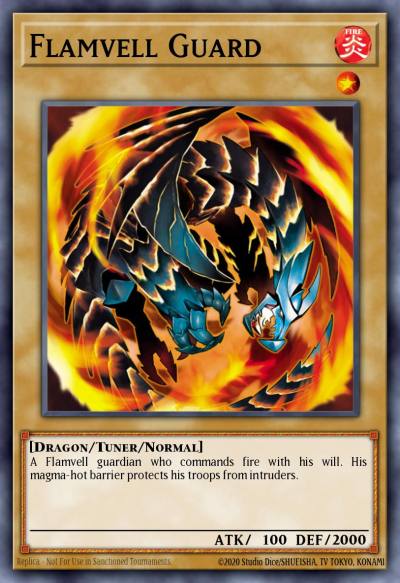 Flamvell Guard Duel Terminal Normal Parallel Rare DT01-EN018 Duel Terminal 1 Yugioh card