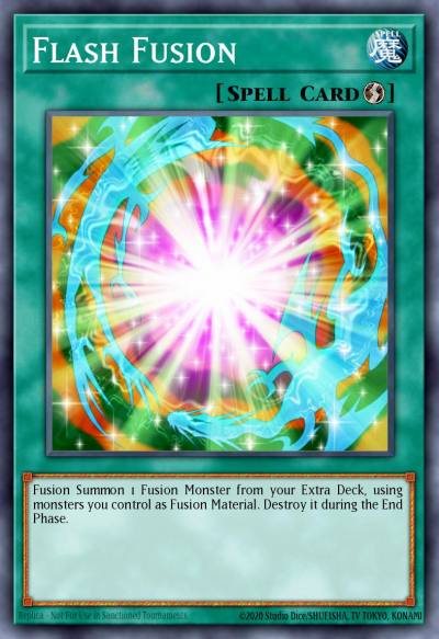 Flash Fusion Super Rare DRLG-EN016 Dragons of Legend Yugioh card