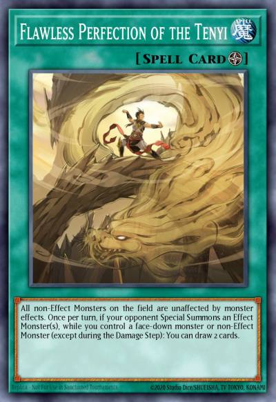 Flawless Perfection of the Tenyi Common MP20-EN130 2020 Tin of Lost Memories Mega Pack Yugioh card