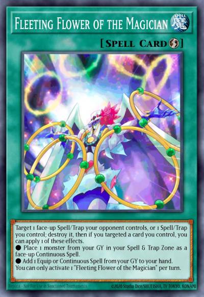 Fleeting Flower of the Magician Common DOOD-EN089 Doom of Dimensions Yugioh card