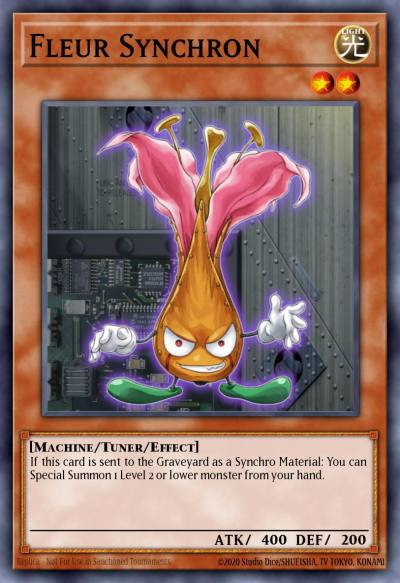 Fleur Synchron Rare LED8-EN031 Legendary Duelists Synchro Storm Yugioh card
