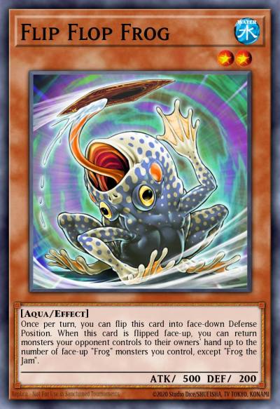 Flip Flop Frog Common CRMS-EN029 Crimson Crisis Yugioh card