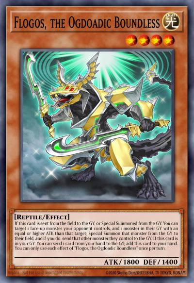 Flogos the Ogdoadic Boundless Rare ANGU-EN003 Ancient Guardians Yugioh card