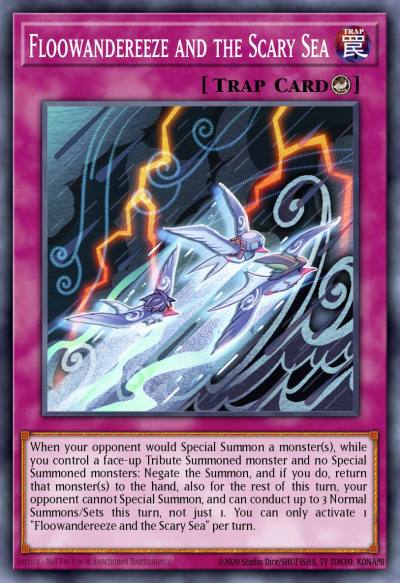 Floowandereeze and the Scary Sea Common MP22-EN228 2022 Tin of the Pharaohs Gods Yugioh card