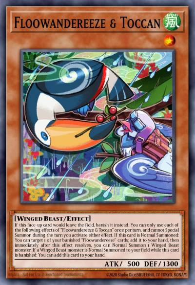 Floowandereeze and Toccan Ultra Rare MP22-EN197 2022 Tin of the Pharaohs Gods Yugioh card