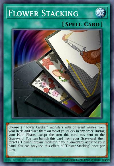 Flower Stacking Common INOV-EN055 Invasion Vengeance Yugioh card