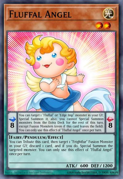 Fluffal Angel Super Rare TOCH-EN020 Toon Chaos Yugioh card