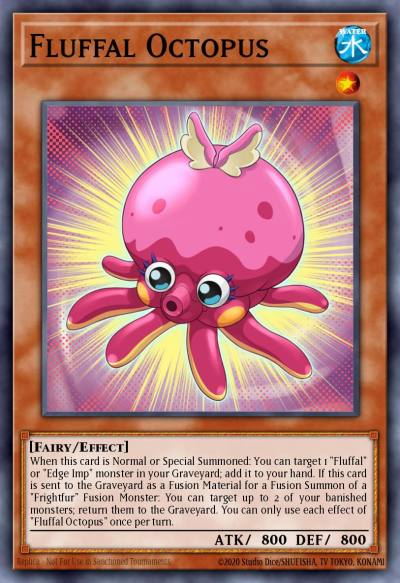 Fluffal Octopus Secret Rare FUEN-EN014 Fusion Enforcers Yugioh card