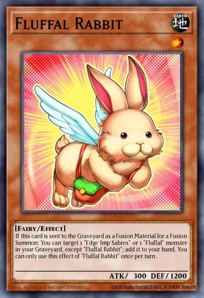 Fluffal Rabbit Common MP15-EN143 2015 Mega-Tin Mega Pack Yugioh card