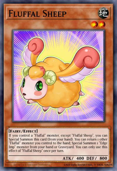Fluffal Sheep Common MP16-EN010 2016 Mega-Tin Mega Pack Yugioh card