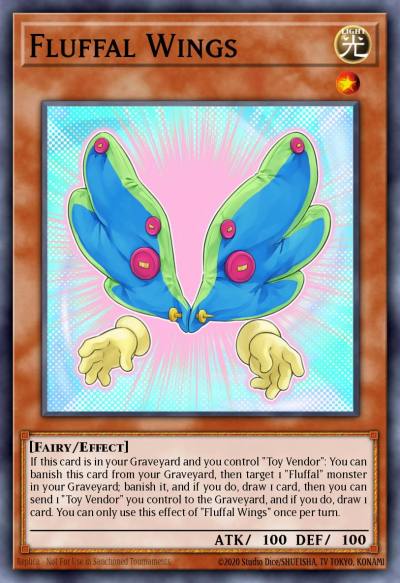 Fluffal Wings Common DOCS-EN009 Dimension of Chaos Yugioh card