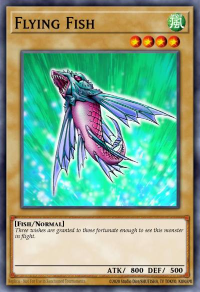 Flying Fish Common LON-007 Labyrinth of Nightmare Yugioh card