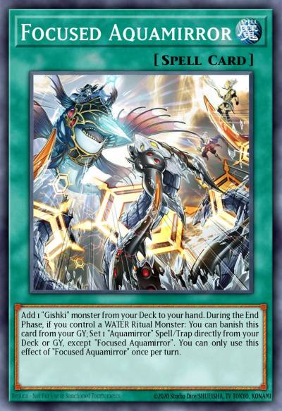 Focused Aquamirror Common PHHY-EN067 Photon Hypernova Yugioh card