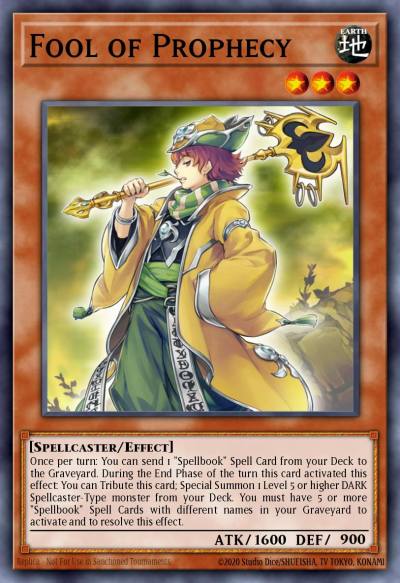 Fool of Prophecy Super Rare CBLZ-EN035 Cosmo Blazer Yugioh card