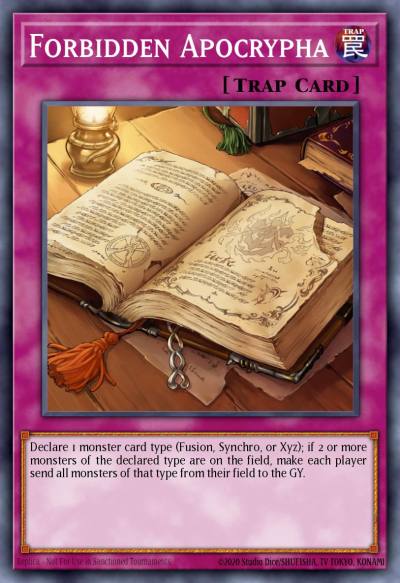 Forbidden Apocrypha Common MP16-EN230 2016 Mega-Tin Mega Pack Yugioh card