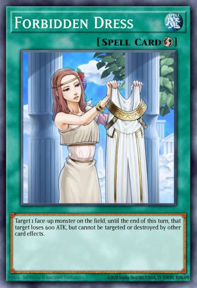 Forbidden Dress Super Rare ABYR-EN062 Abyss Rising Yugioh card