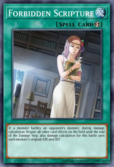 Forbidden Scripture Secret Rare MP15-EN038 2015 Mega-Tin Mega Pack Yugioh card