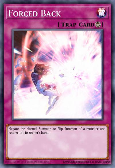 Forced Back Rare DR04-EN240 Dark Revelation Volume 4 Yugioh card