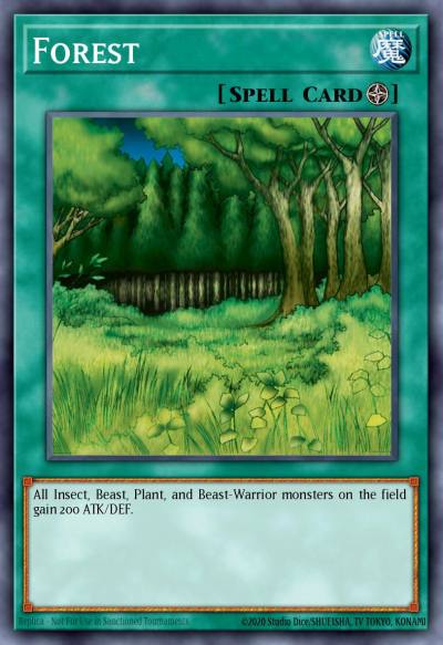 Forest Common LOB-046 Legend of Blue Eyes White Dragon Yugioh card